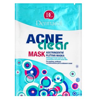 Dermacol ACNEclear maschera nutriente Adstringent Facial Mask 2 x 8 g