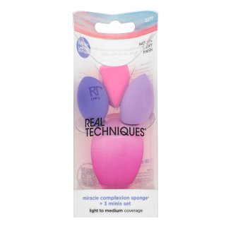 Real Techniques Sunrise To Sunset Miracle Complexion Sponge + 3 Minis Set spugnetta per fondotinta